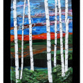 01  Sunset Birches (Angela Sirrs)